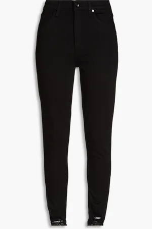 RAG&BONE Distressed high-rise skinny jeans