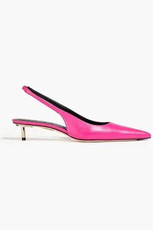 Stand Studio Leather slingback pumps - Pink