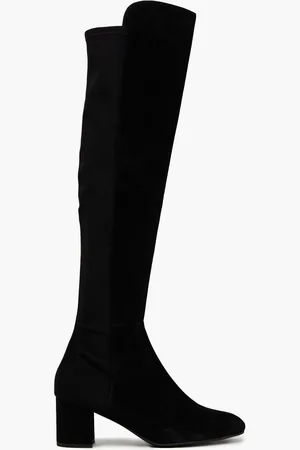 Stuart Weitzman Gillian 60 microstretch and suede over-the-knee boots