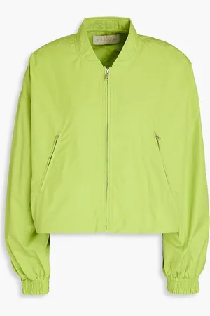 ULLA JOHNSON Alessa cropped cotton jacket - Green