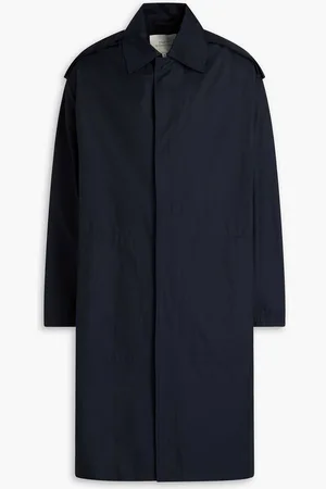 STUDIO NICHOLSON Marques cotton-blend twill coat - Blue