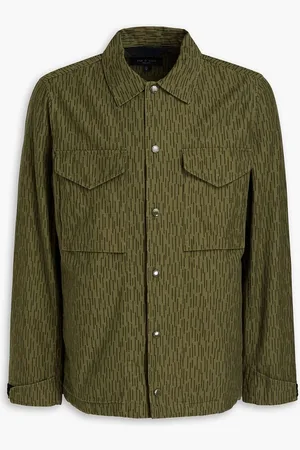 RAG&BONE Flight printed cotton overshirt - Green