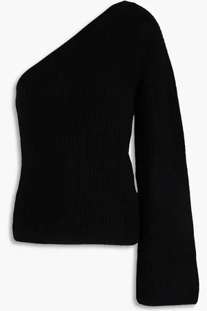 NAADAM One-sleeve ribbed cashmere sweater