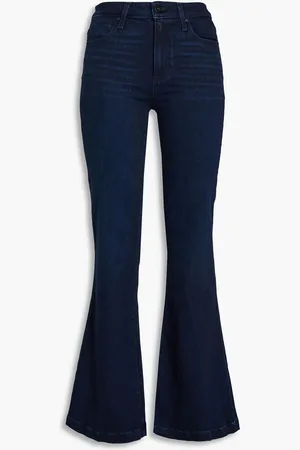 Paige Genevieve mid-rise flared jeans - Blue