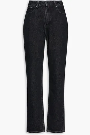 Ganni Organic high-rise straight-leg jeans