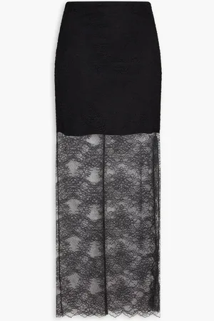 ALICE+OLIVIA Alice Olivia - Iyanna lace maxi skirt
