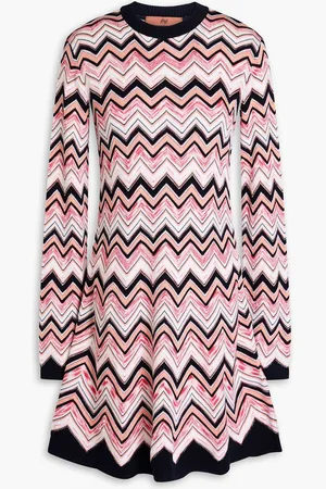 Missoni Crochet-knit wool-blend mini dress
