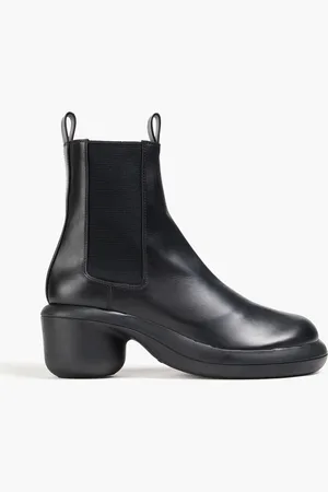 Jil Sander Glossed-leather Chelsea boots