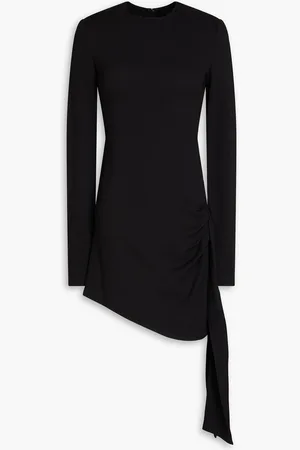 Dolce & Gabbana Asymmetric draped crepe mini dress