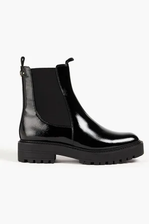Sam Edelman Laguna faux patent-leather Chelsea boots