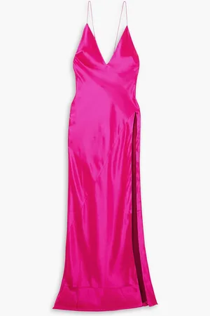 Retrofete Paloma open-back satin maxi dress - Pink