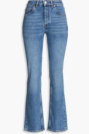 Maje High-rise bootcut jeans - Blue