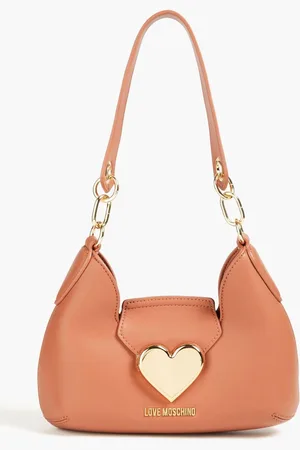 Moschino Faux leather shoulder bag - Brown