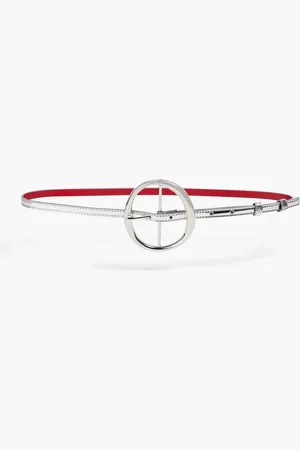 Jacquemus Ronde metallic belt - Metallic