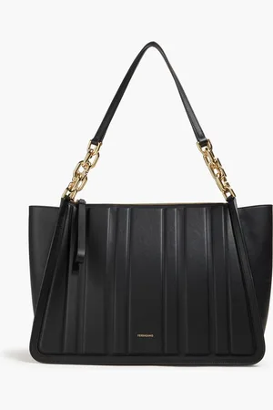 Salvatore Ferragamo Embossed leather tote