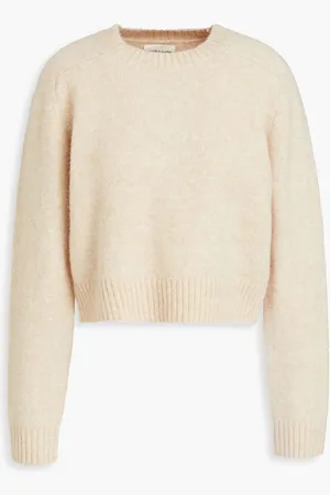 Antik Batik Tiba cropped knitted sweater - Neutral