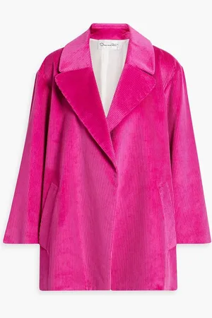 Oscar de la Renta Cotton-corduroy blazer - Pink