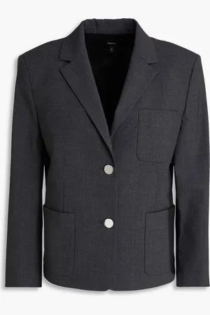 THEORY Wool-blend blazer - Gray