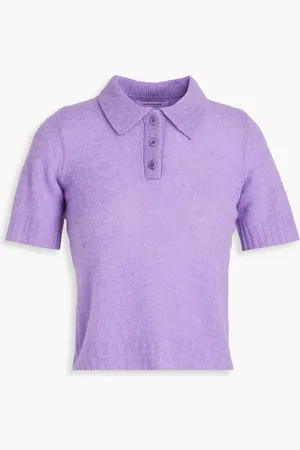 NAADAM Cashmere polo shirt - Purple