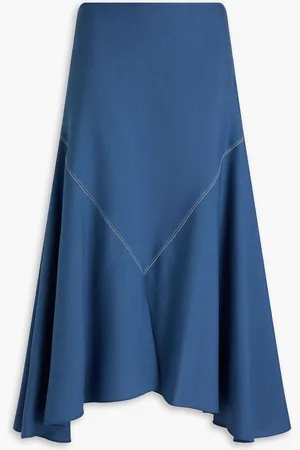 Marni Embroidered wool midi skirt