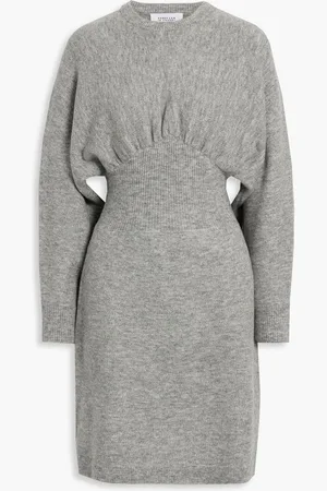 Derek Lam Brushed mélange knitted mini dress