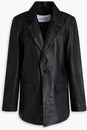 Deadwood Bradley leather blazer
