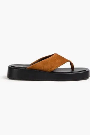 Elleme Suede platform sandals - Brown