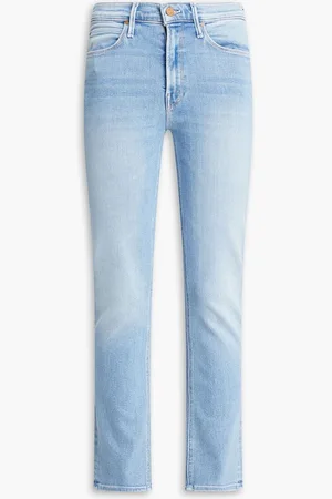 Mother Dazzler mid-rise slim-leg jeans - Blue