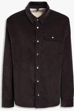 James Perse Cotton-blend corduroy jacket - Gray