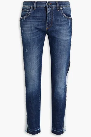 Dolce & Gabbana Whiskered denim jeans - Blue