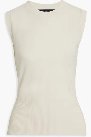 Arch4 Cardiff cashmere top - White