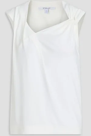 Derek Lam Alya draped jersey top
