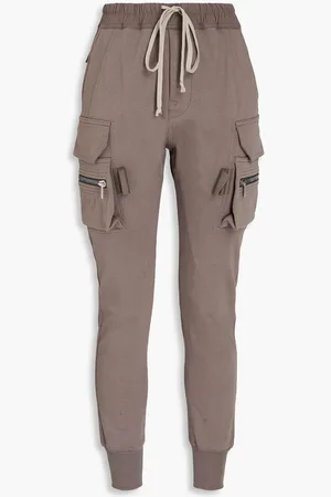Rick Owens Mastodon cotton-jersey track pants - Neutral