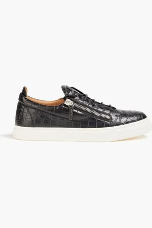Giuseppe Zanotti Kaiman croc-effect sneakers