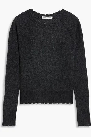 AUTUMN CASHMERE Cashmere and silk-blend sweater