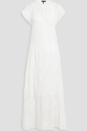 RAG&BONE Delancy broderie anglaise ramie maxi dress