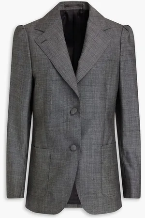 OFFICINE GENERALE Albane wool blazer - Gray