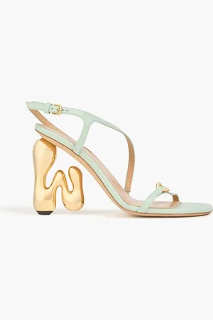 J.W.Anderson Leather sandals - Green