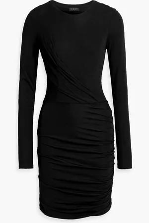 RAG&BONE Holly wrap-effect ruched stretch-jersey mini dress