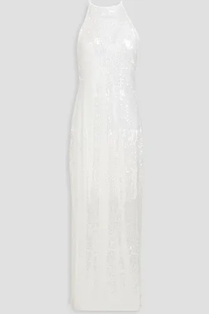 Envelope1976 Famous sequined tulle maxi dress