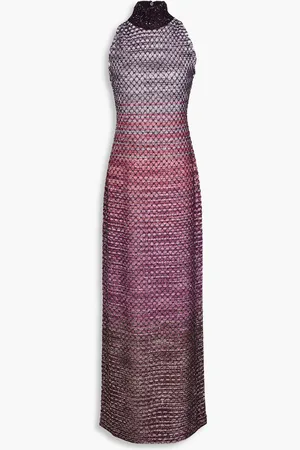 Missoni Embellished crochet-knit maxi dress