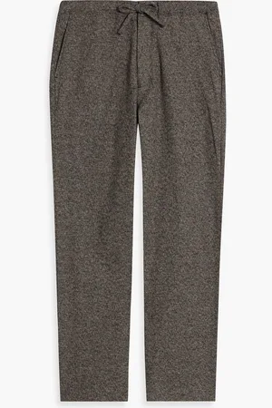 RAG&BONE Bradford cotton-tweed drawstring pants - Blue