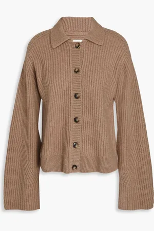 Loulou Studio Sileta ribbed cashmere cardigan - Neutral