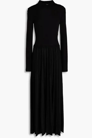 Claudie Pierlot Pleated jersey midi dress
