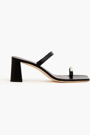 Staud Frankie embellished leather sandals