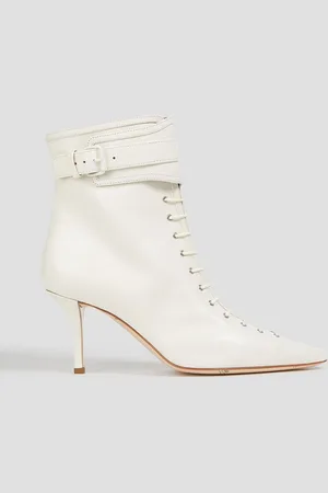 Serafini Leather ankle boots - White