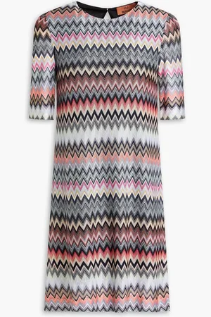 Missoni Crochet-knit cotton-blend mini dress