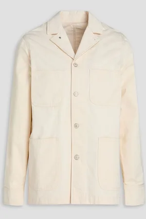 OFFICINE GENERALE Simeon cotton-twill jacket - White