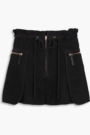 Chloé Quilted linen shorts