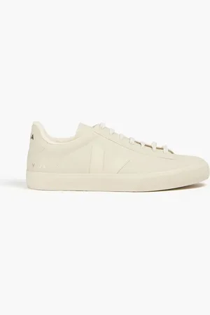 Veja Campo pebbled-leather sneakers - White